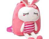 Kids Backpack for Girls, Cute Plush Toddler Backpack with Safety Harness 3D Animal Schoolbag Soft Mini Backpack for Baby Kindergarten Rabbit YBD032039ZHJ 9126316661016