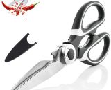 Multifunctional kitchen scissors, chicken bone scissors, multifunctional stainless steel scissors XLD-0229 8473091040408