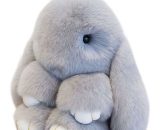 Possum Rex Rabbit Cute Plush Rabbit Keychain Keyring Backpack Hangings Y0038-UK3-K0077-221129-15132-015 7068460287129