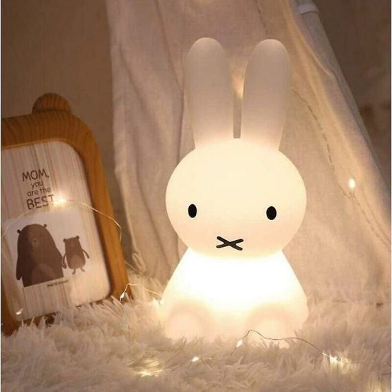 FlkwoH Led Night Light, Luminous Toy For Children Room Decoration Silicone Rabbit Colored Night Light, Suitable For Children's Gifts, Interior 9uk11693-WQ1121