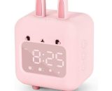 Kids Alarm Clock, Digital Kids Alarm Clock, Cute Rabbit Alarm Clock for Girls, White Noise Alarm Clock, Kids usb Alarm Clock Night Light for Girls DK-1134 6273998248967