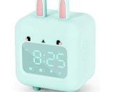 Kids Alarm Clock, Kids Digital Alarm Clock, Cute Rabbit Alarm Clock for Girls, White Noise Alarm Clock, USB Alarm Clock Night Light for Kids for DK-1136 6273998248981