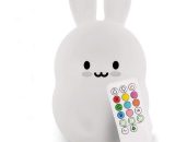 Kids Night Light, Rabbit LED Silicone Bedside Lamp / Nursery Lamp / Rechargeable Night Light - Adjustable Brightness and Color / Time Setting / Touch MA-JBEN-2209013-2562 6474995476159