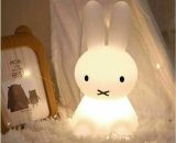 LED Night Light, Children's Luminous Toy Room Decoration Silicone Rabbit Colorful Night Light, Suitable for Children's Gifts, Home Decor, Bedside 9uk20042-YM0118 9347973032609
