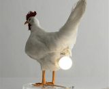 Chicken Led Lights Eggs Night Light Taxidermy Chicken Egg Desk Lamp THSINDEStyle B 2022121491113806