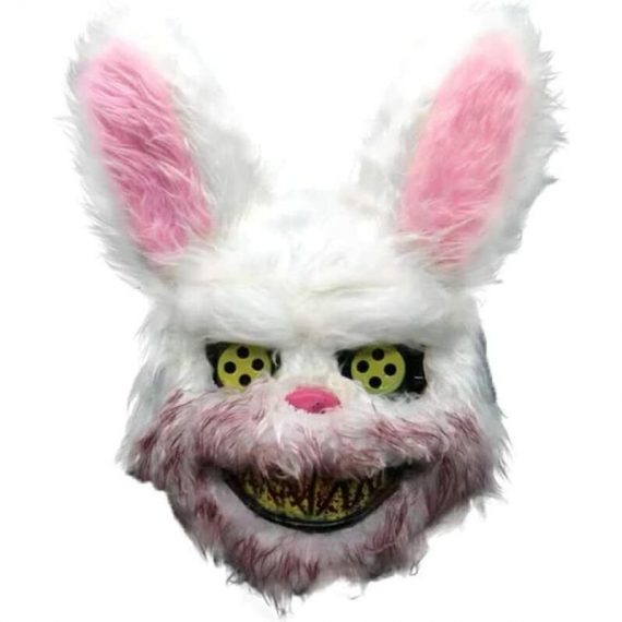 Evil Bloody Rabbit Mask, Halloween Horror Masks, Masquerade Party Cosplay Mask, Kid Mask, Simulation Animal Rabbit Mask BETGB016716 9434273766997