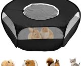 Park for small animal with blanket, foldable cage, portable, waterproof and breathable, rabbit, squirrel, kitten, puppy, chinchilla and hedgehog BETGB013809 9434273016245