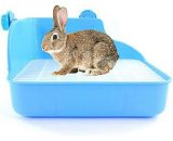 Rabbit Litter Box Rabbit Toilet House Hamster Rat Gerbil Mouse Guinea Pig blue Mano-ZQUKKF-0527 6273996152891